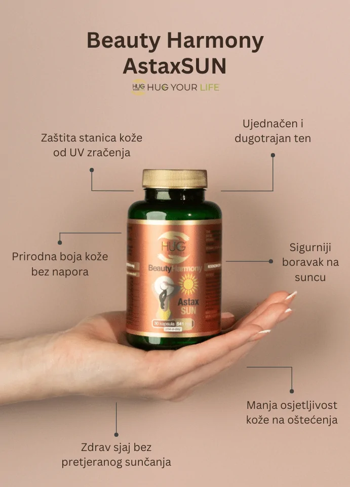 Benefiti Hug Your Life Beauty Harmony AstaxSUN dodatka prehrani