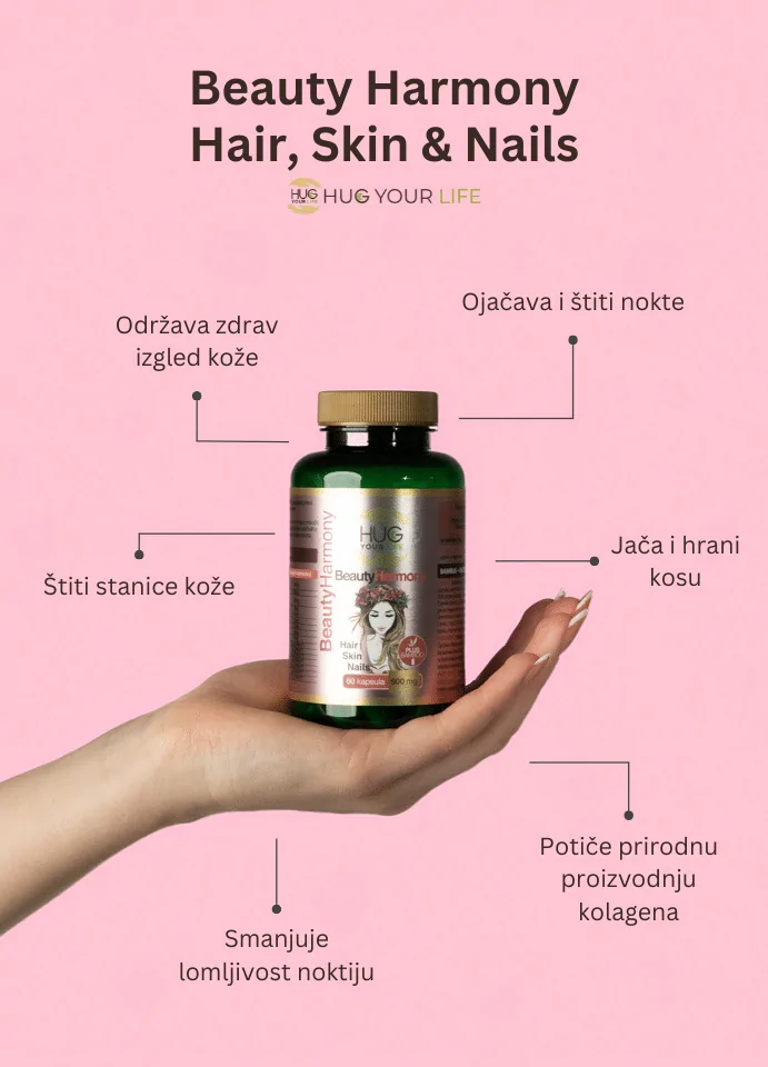 Benefiti Hug Your Life Beauty Harmony - Hair, Skin & Nails dodatka prehrani
