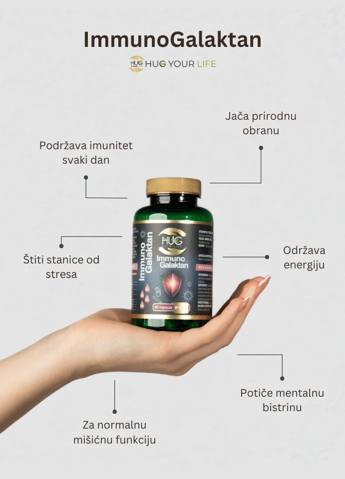 ImmunoGalaktan MOB HR Benefiti Hug Your Life Imuno Galaktan dodatka prehrani