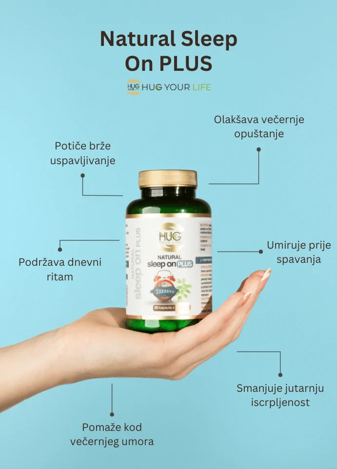 Benefiti Hug Your Life Natural Sleep On PLUS dodatka prehrani